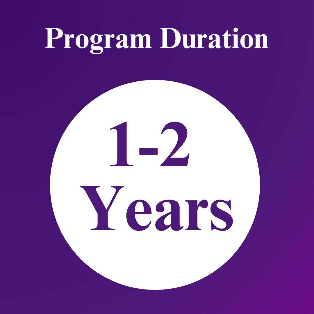 mla program duration 1 to 2 years