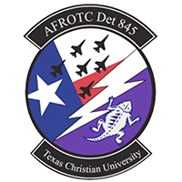 Detachment 845 patch for TCU Air Force ROTC