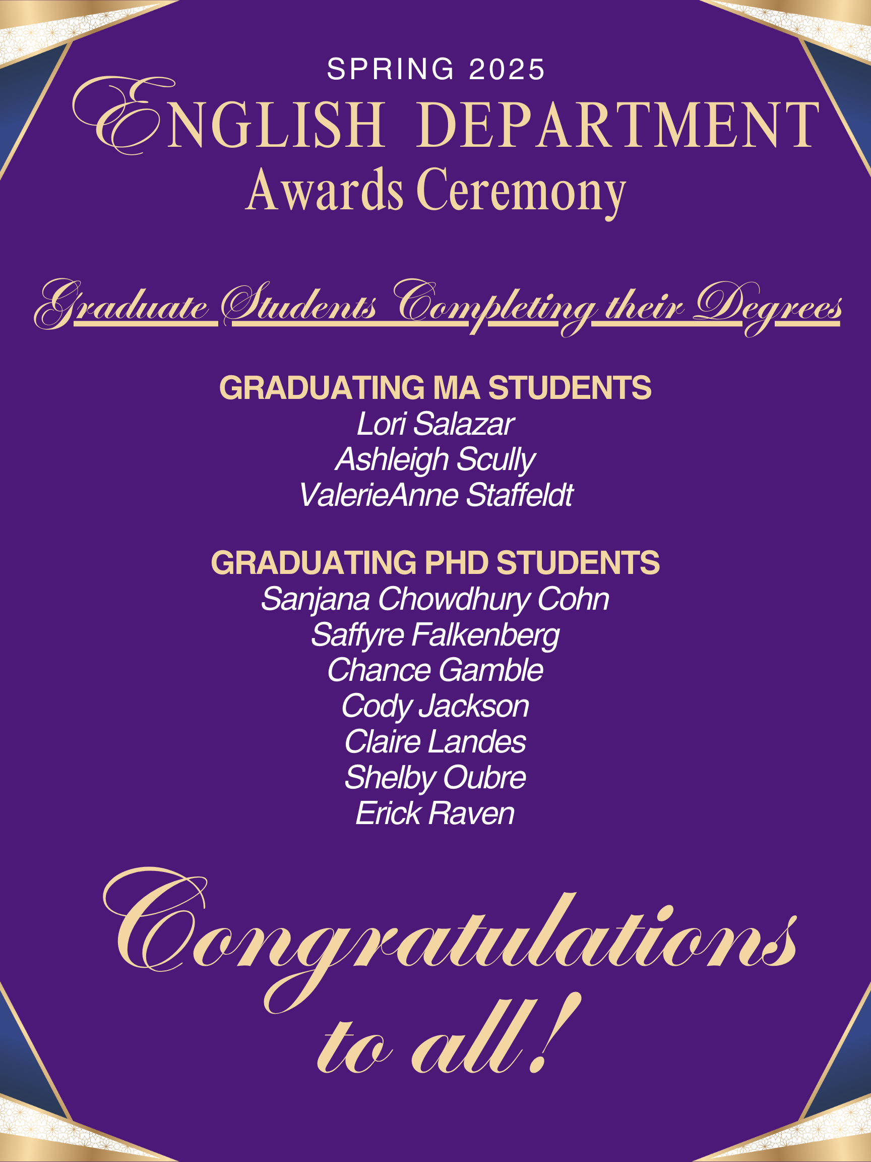 Awards List
