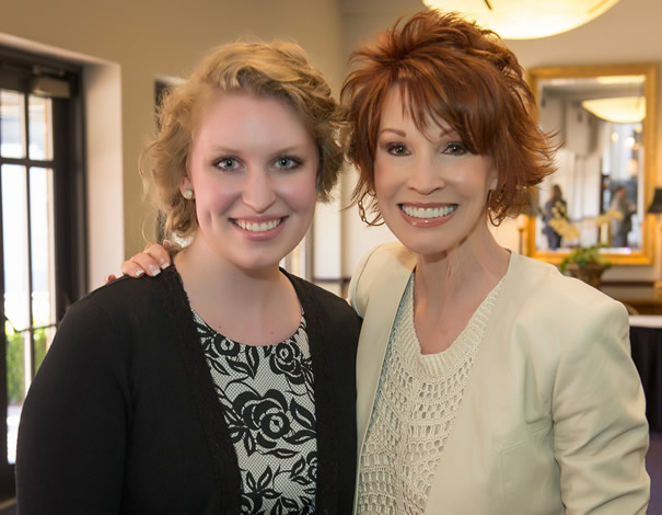 Sandra Brown with 2014 Scholarship Winner