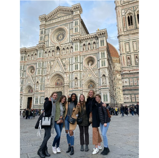 TCU students in Florence