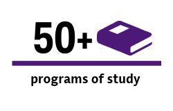 50+ programs of study