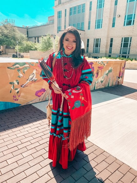 Cherokee Nation of Oklahoma citizen and TCU student Haylee Chiariello 