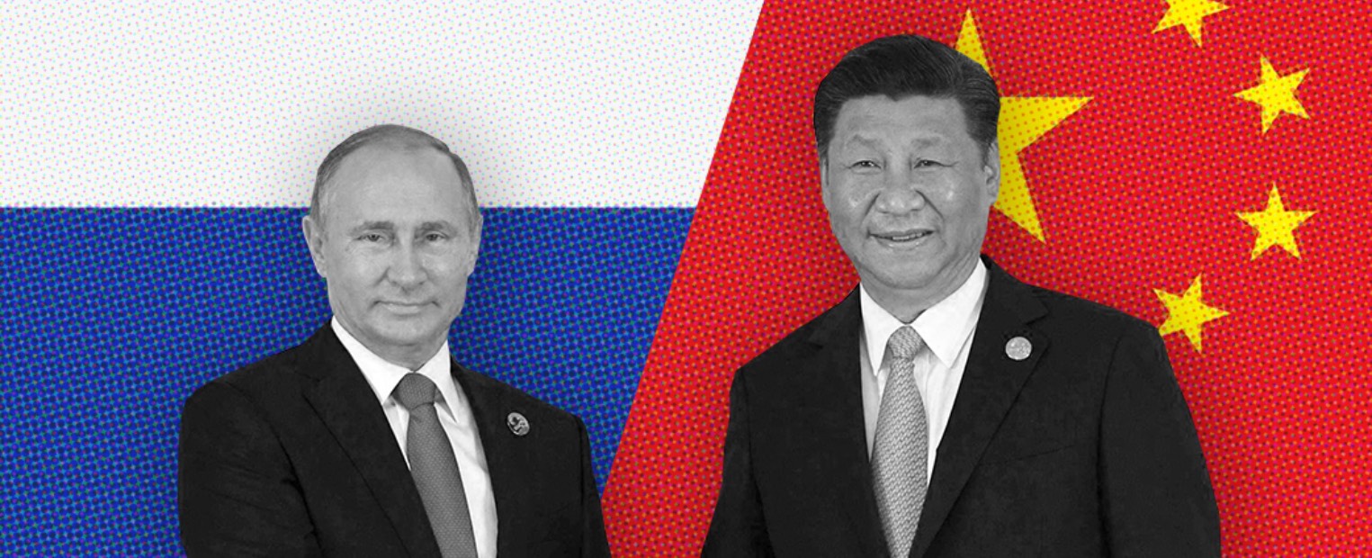 Russian President Vladimir Putin, left, and President of the People's Republic of China Xi Jinping participated in the 9th BRICS Summit on Sept. 4, 2017 in Xiamen, China. Photo illustration by Corrie Buchanan Demmler | Original image - Creative Commons | Kremlin.ru