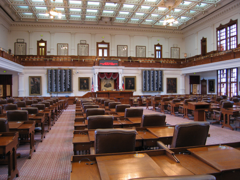 Texas House of Representatives Chamber in the modern day. 