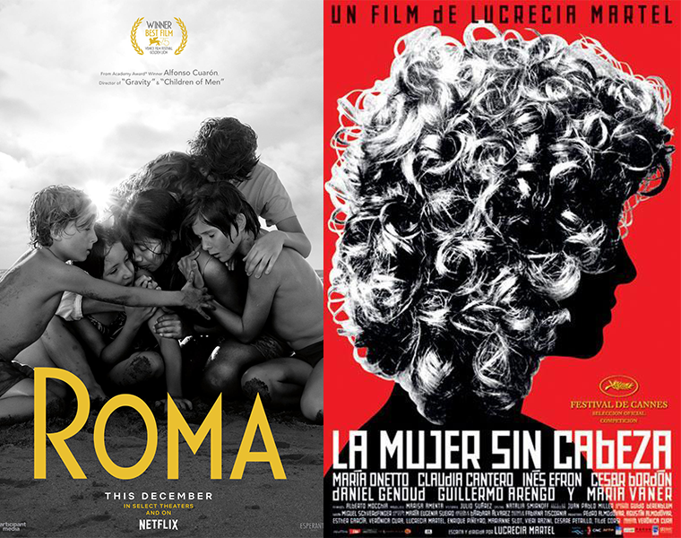 Movie posters for Latin American Films in Women's History Month