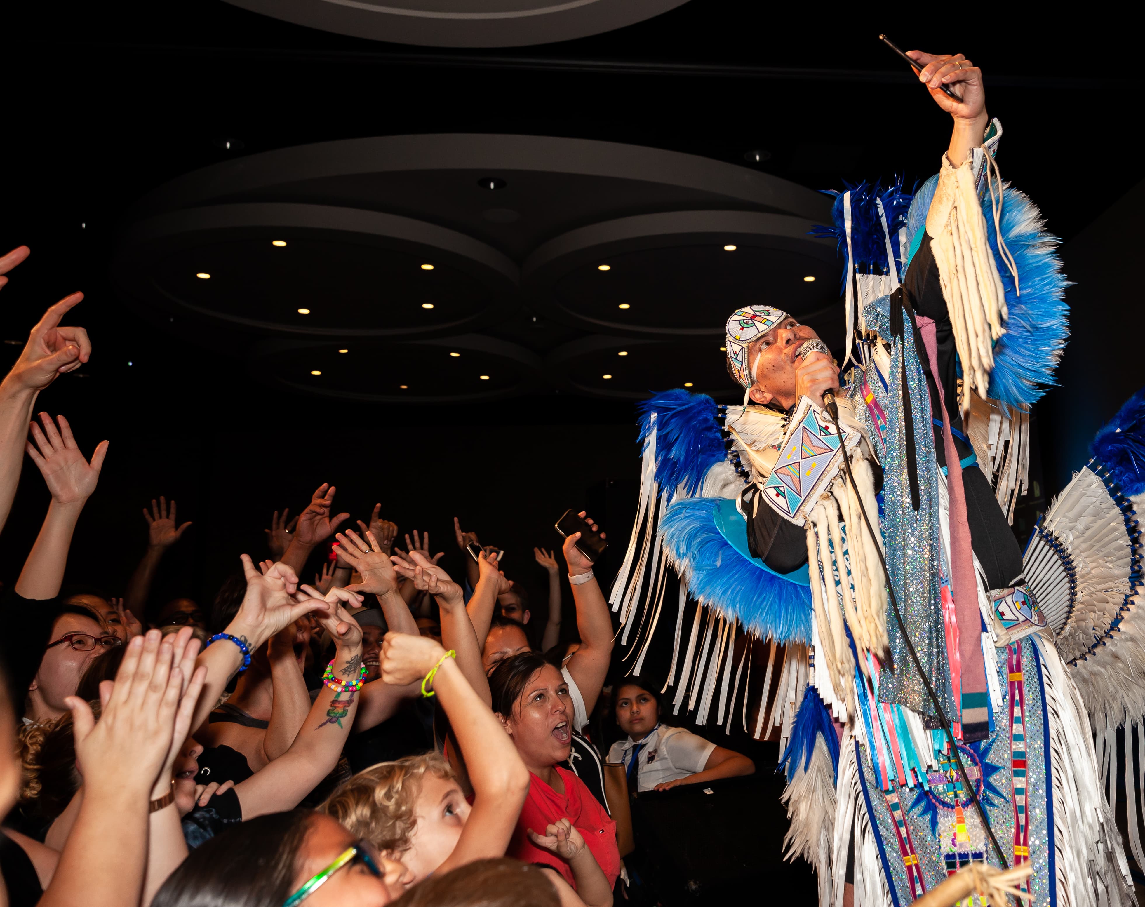 Concert with Supaman during TCU’s third annual Native American and Indigenous Peoples Day Symposium, October 1, 2018.