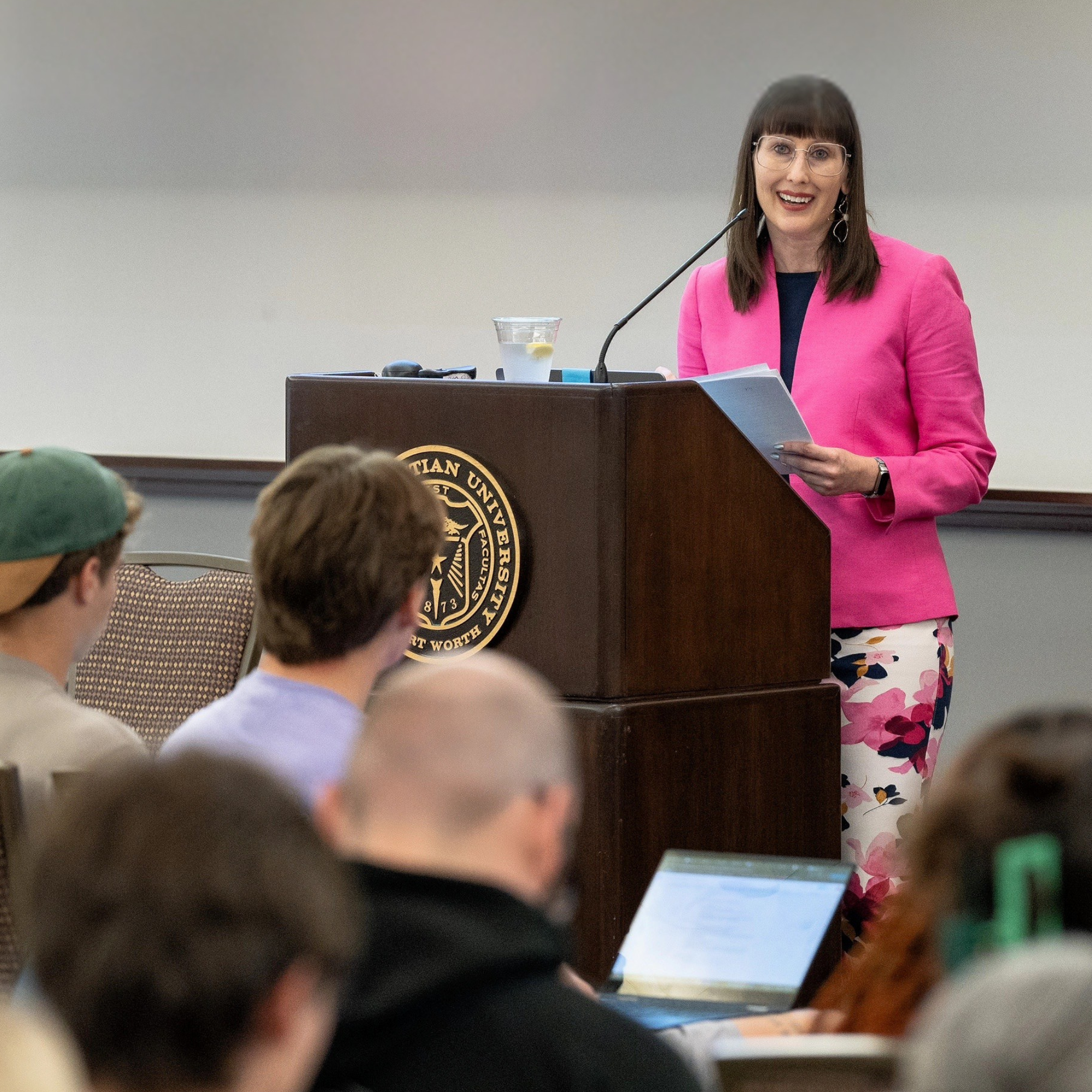 Jill Doerfler speaking