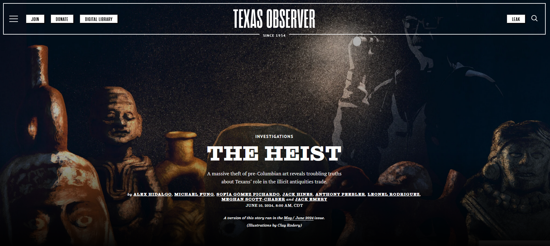 screenshot of tx observer article