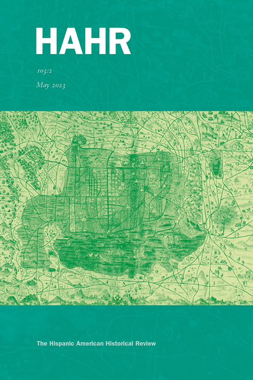 cover of hispanic american historical review